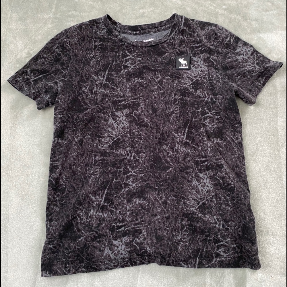 black and white tiedye Abercrombie & fitch t-shirt